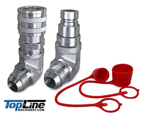 skid steer quick couplings|90 degree hydraulic quick coupler.